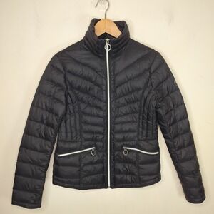Michael Kors Down Puffer Jacket Packable Zip Up Quilted